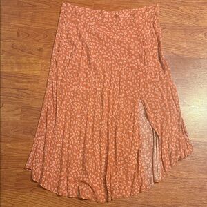 Floral Orange Women's Skirt